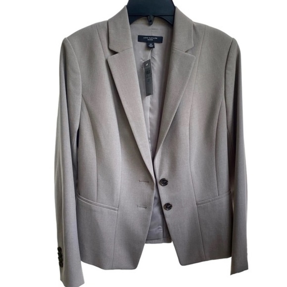 Ann Taylor Pants - Ann Taylor Pant Suit Two Piece Wool Size 12  Gray